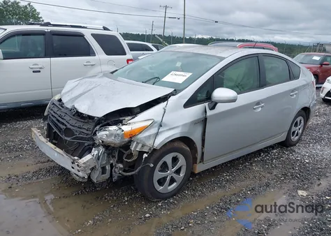 2013 Toyota Prius Two из США, поврежденный, VIN JTDKN3DU5D5621798